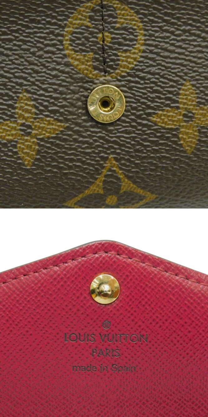 LOUIS VUITTON Portefeuille Sarah Monogram Long Wallet